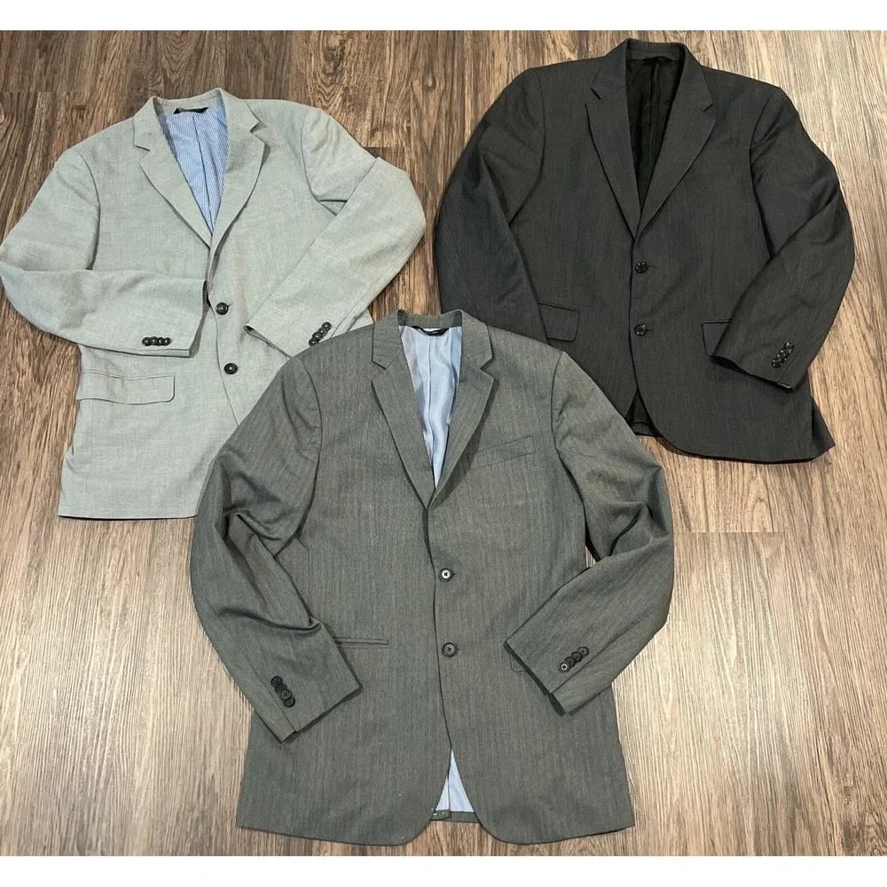 Lot 3 Banana Republic Blazer Mens 40R Tailored Fit Sport Coat Suit Jackets